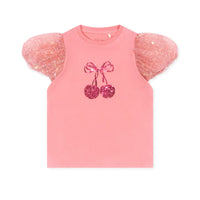 Het Konges Slojd ballerina t-shirt strawberry ice is een schattig en comfortabel shirt van biologisch katoen in de kleur roze. Perfect voor elke gelegenheid! Ook verkrijgbaar in pale dogwood. VanZus