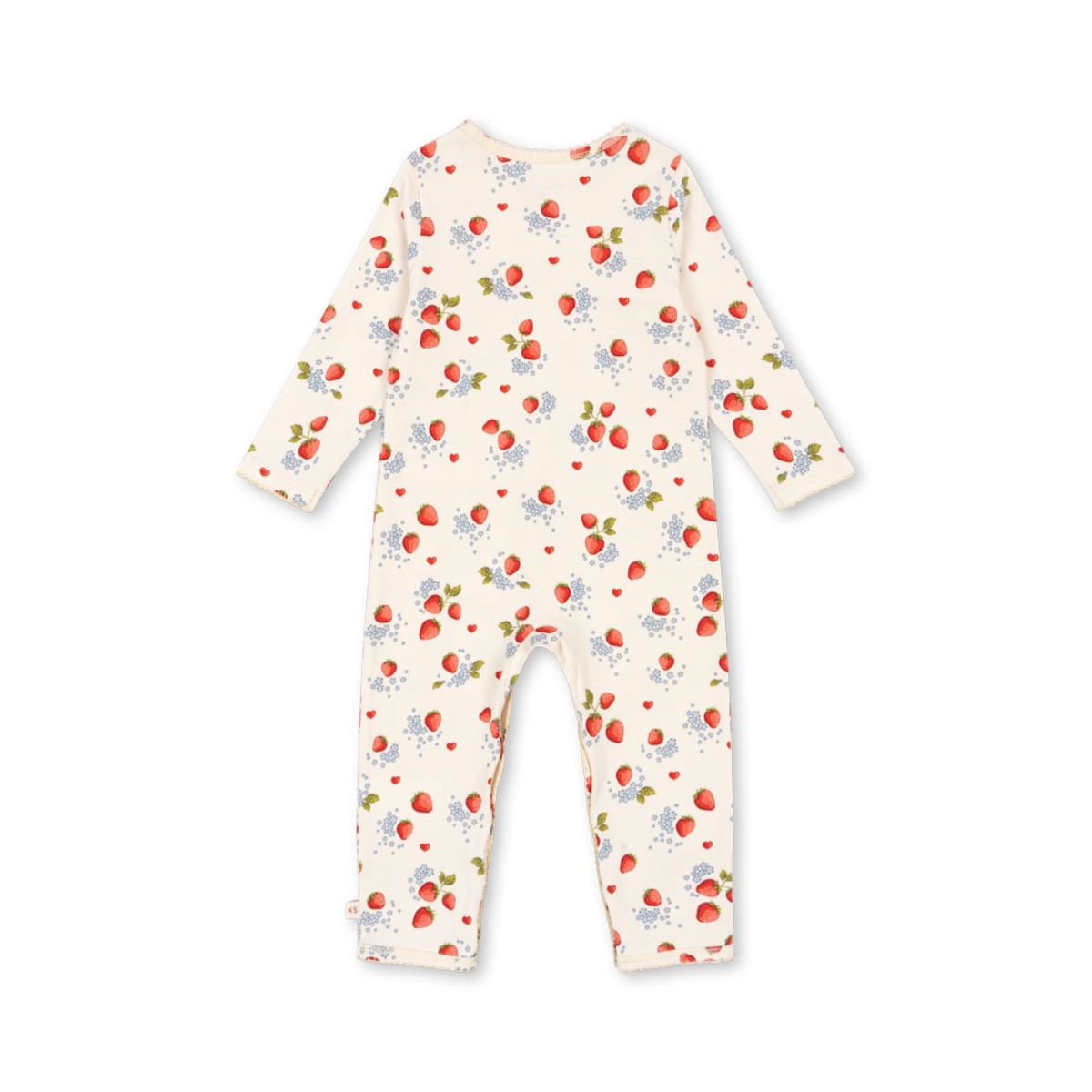 Konges Slojd basic onesie de variant marmalade is een zacht en comfortabel babypakje in multicolor. Perfect voor je kleintje met handige overslag sluiting. In maten 74 t/m 98. VanZus