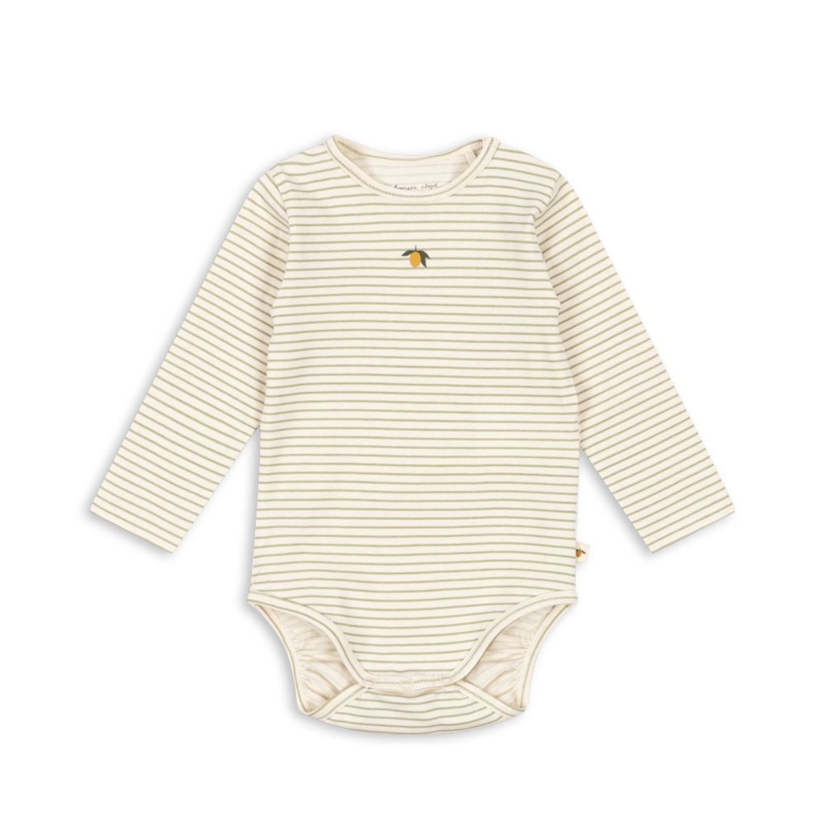 Dit basic rompertje met lange mouwen in de variant tea stripe van het merk Konges Slojd is gemaakt van biologisch katoen en biedt comfort voor je baby. Ideaal voor elke gelegenheid. VanZus