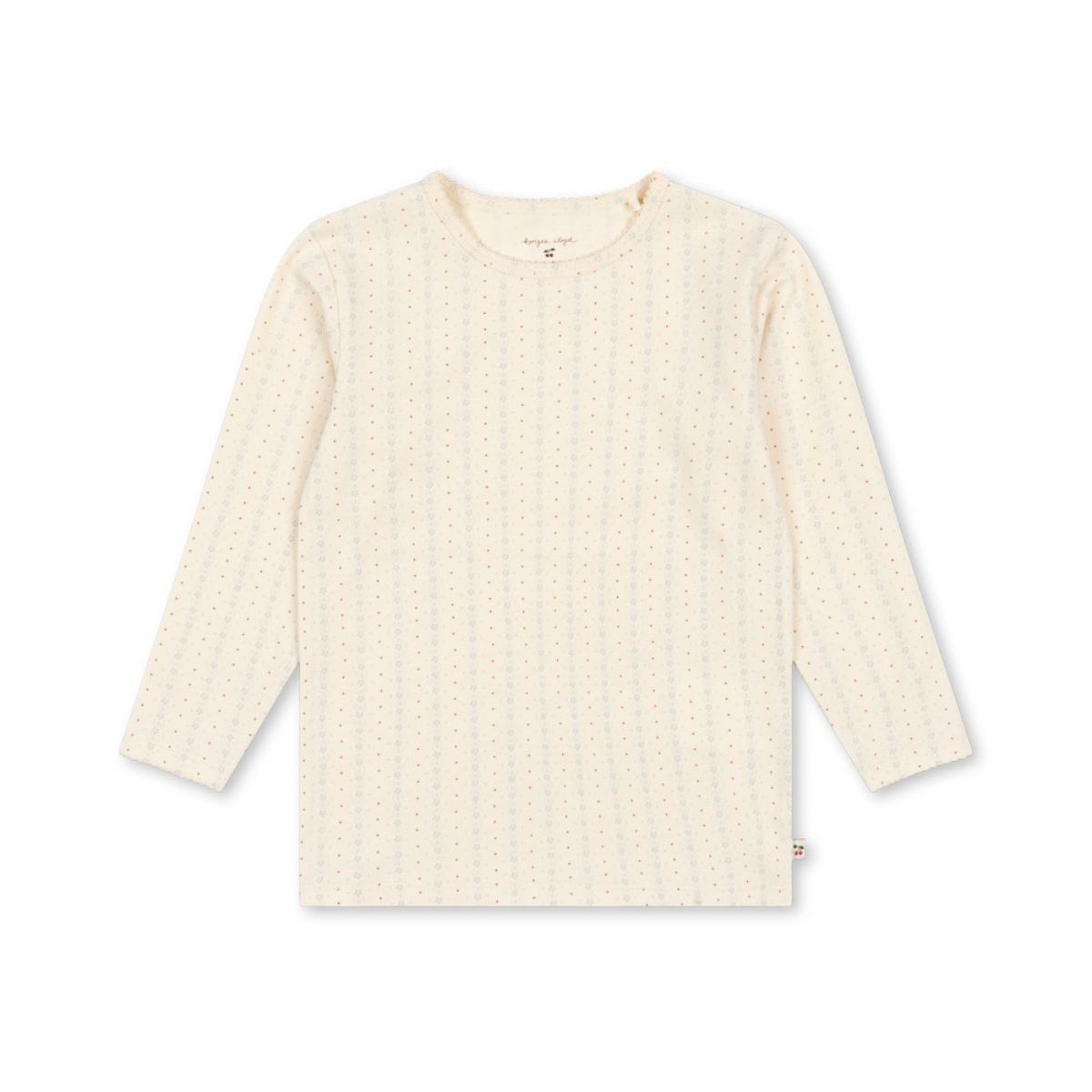 Het Konges Slojd basic shirt in de variant fete de fleur is een must-have voor elke babygarderobe. Dit schattige shirt met lange mouwen is gemaakt van zachte, ademende materialen die comfort bieden tijdens het spelen en slapen. 