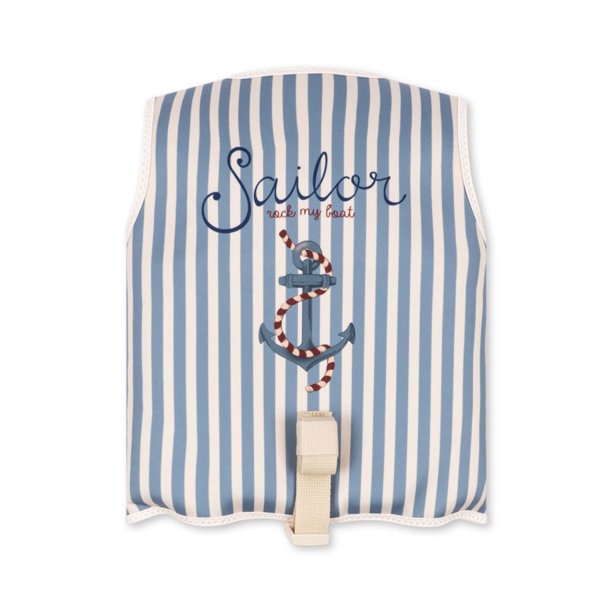 De Konges Slojd ellis zwemvest sailor in de kleur blauw biedt veiligheid en comfort voor jouw kleintje. Perfect voor mee naar het zwembad, strand of mee op vakantie. Waterpret verzekerd! VanZus