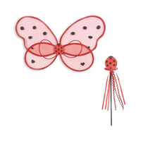 Is jouw kindje gek op verkleden of ben je op zoek naar een verkleedset voor een feestje? Dan is dit leuke Konges Slojd fairy lieveheersbeestje kostuum in ladybug glitter wel heel schattig! Met deze leuke verkleedset tover je je kindje om in een prachtige fee! VanZus