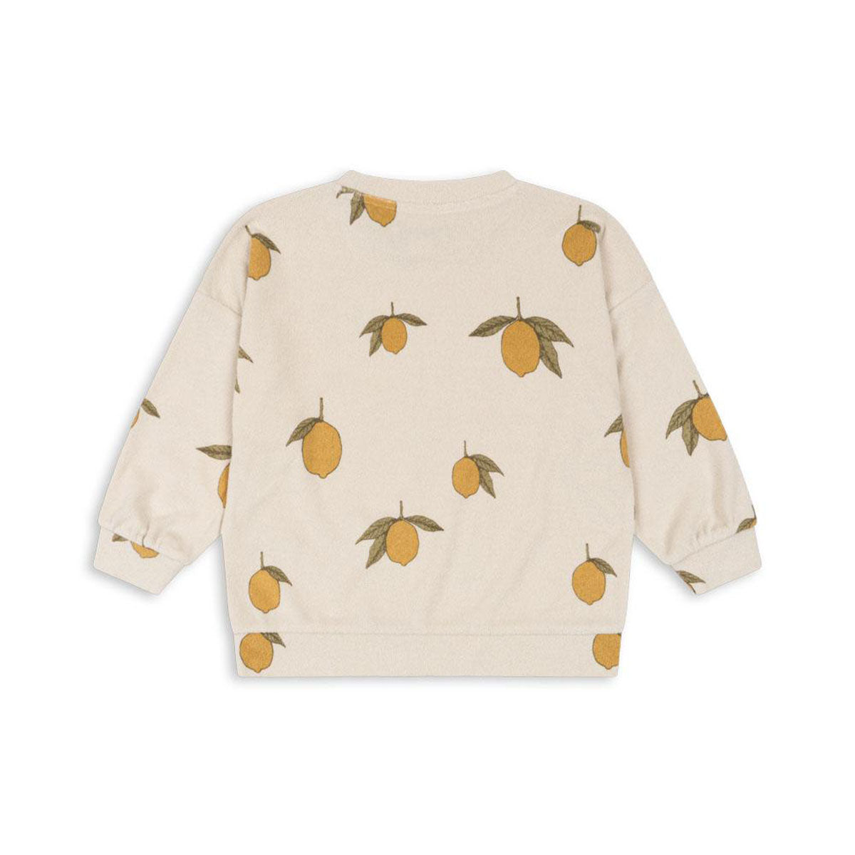 Ben je op zoek naar een leuke en comfortabele trui voor je kleintje? Dan is dit Konges Slojd sweatshirt in de variant mon grand citron een must have! De trui, met een lieve print van citroenen, is heerlijk warm en ziet er ook superschattig uit! VanZus