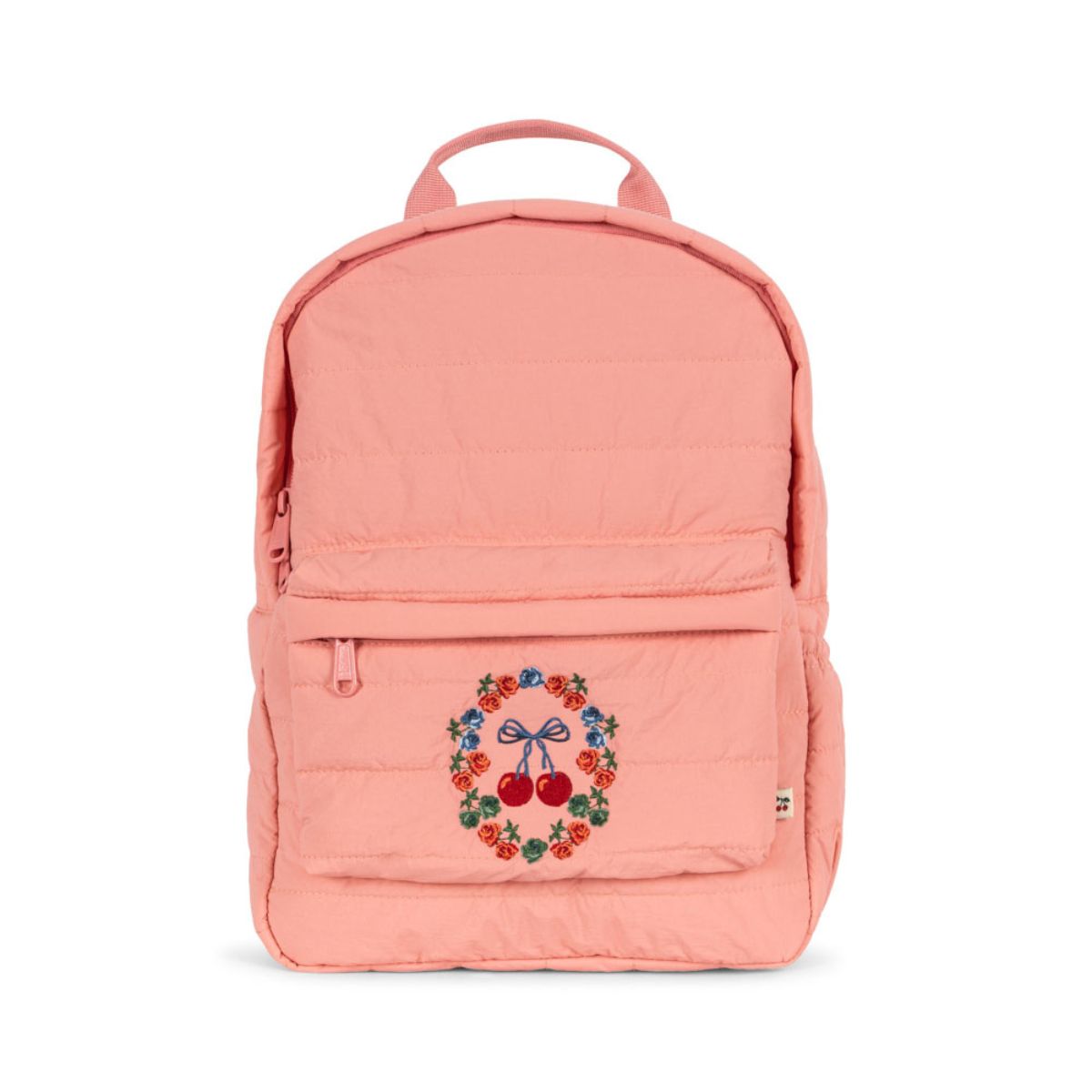 De Konges Slojd juno quilted rugzak strawberry ice is een trendy en duurzame rugzak voor kinderen, perfect voor school of uitstapjes. Met handige vakken en een mooie roze kleur. VanZus