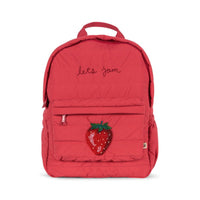 De juno sparkle rugzak in de variant raspberry wine van Konges Slojd is ideaal voor school en uitjes. Ruim, comfortabel en waterafstotend. Perfect voor jouw kleintje! VanZus