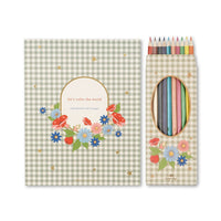 Laat je creativiteit de vrije loop met dit geweldige kleurboek met kleurpotloden in de variant green tea check, bestaande uit een kleurrijk kleurboek en een set kleurpotloden. Dit kleurboek biedt een scala aan leuke en gedetailleerde tekenspelletjes, perfect voor kinderen die gek zijn op kleuren. VanZus
