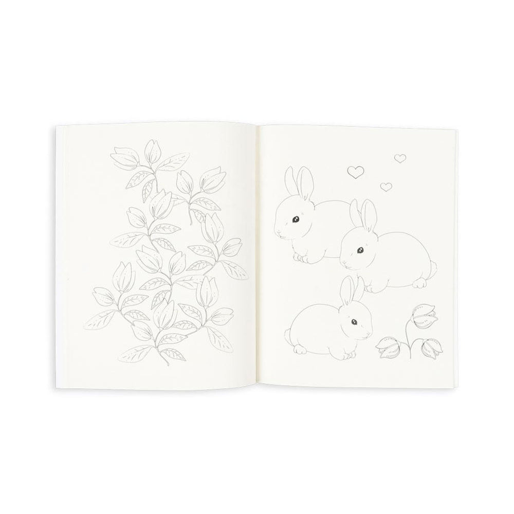 Laat je kindje zijn of haar creativiteit de vrije loop gaan met dit kleurboek met krijtjes in mizumi van het merk Konges Slojd. Dit kleurboek bevat de allerschattigste designs die jouw kindje naar hartenlust kan inkleuren en zo de mooiste kunstwerkjes kan maken. VanZus