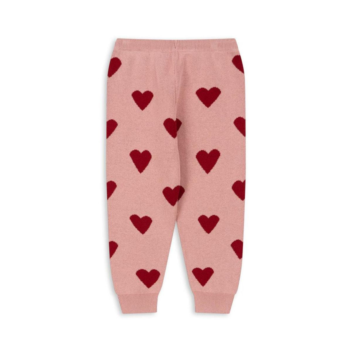 Hul je kindje in deze te schattige gebreide broek in de variant mellow rose van het merk Konges Slojd. Deze broek zit niet alleen heerlijk, maar ziet er ook te schattig uit! De broek is gemaakt van heerlijk zacht, organisch katoen en is voorzien van een drawstring. VanZus