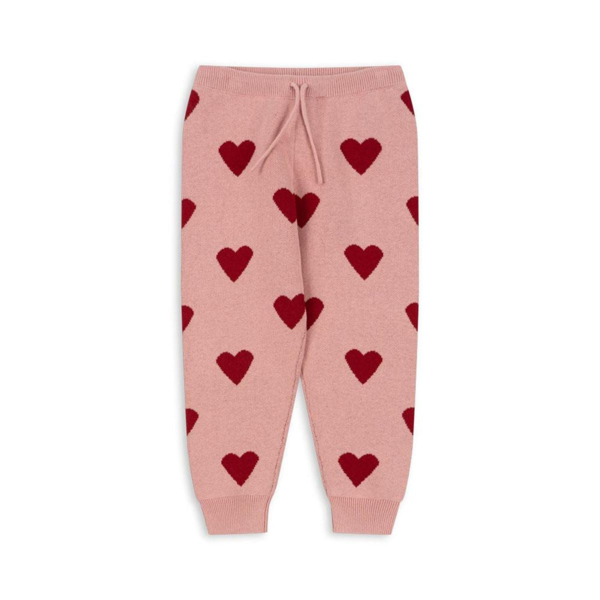 Hul je kindje in deze te schattige gebreide broek in de variant mellow rose van het merk Konges Slojd. Deze broek zit niet alleen heerlijk, maar ziet er ook te schattig uit! De broek is gemaakt van heerlijk zacht, organisch katoen en is voorzien van een drawstring. VanZus