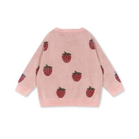 De Konges Slojd lapis lurex knit blouse strawberry is een perfecte trui voor elke gelegenheid. Comfortabel & hip in mooie rode kleur. Combineer met bijpassende broek voor een complete look. VanZus