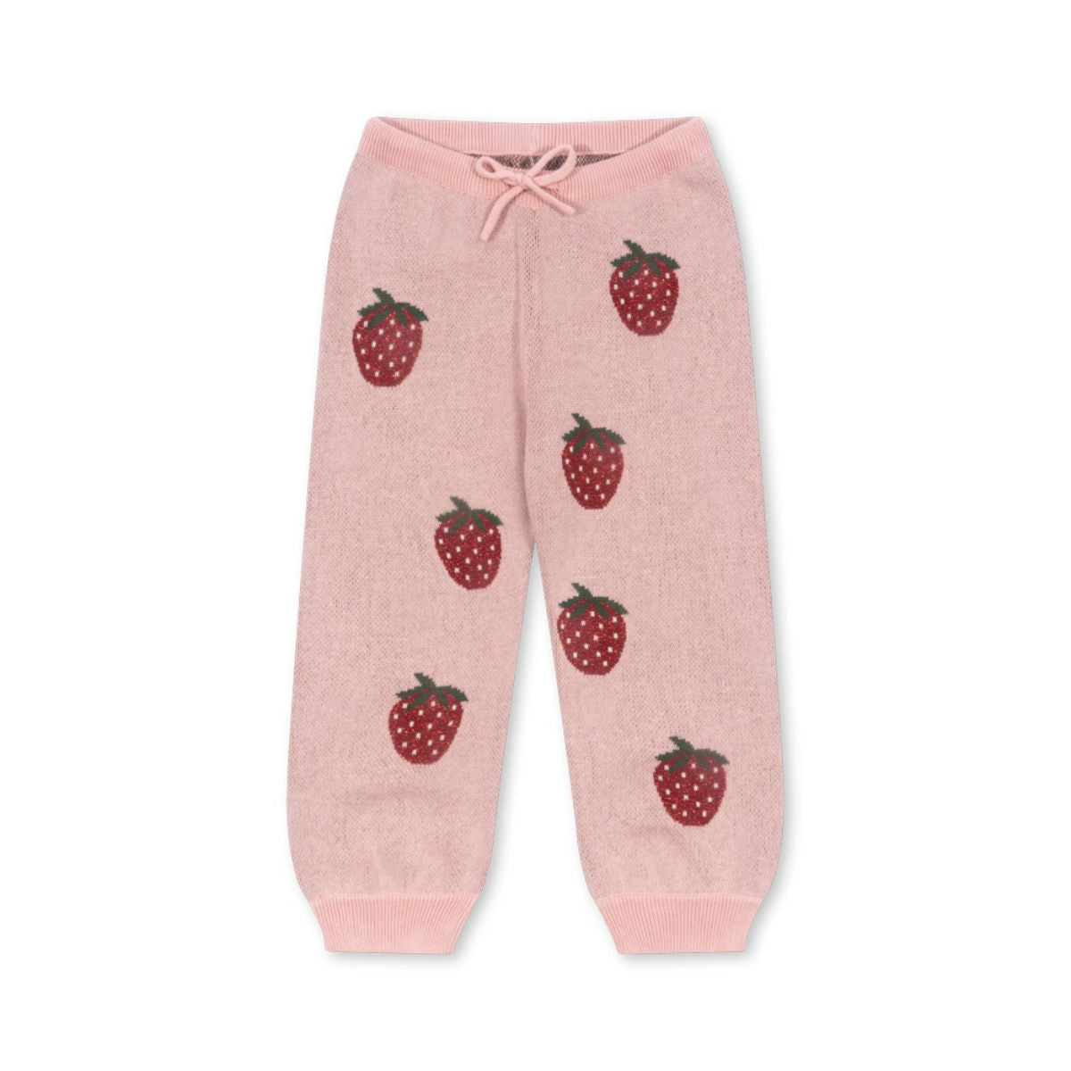 De Konges Slojd lapis lurex knit broek strawberry is perfect voor elke gelegenheid. Comfortabel en hip in een mooie rode kleur. Combineer met bijpassende blouse voor een wow effect! VanZus