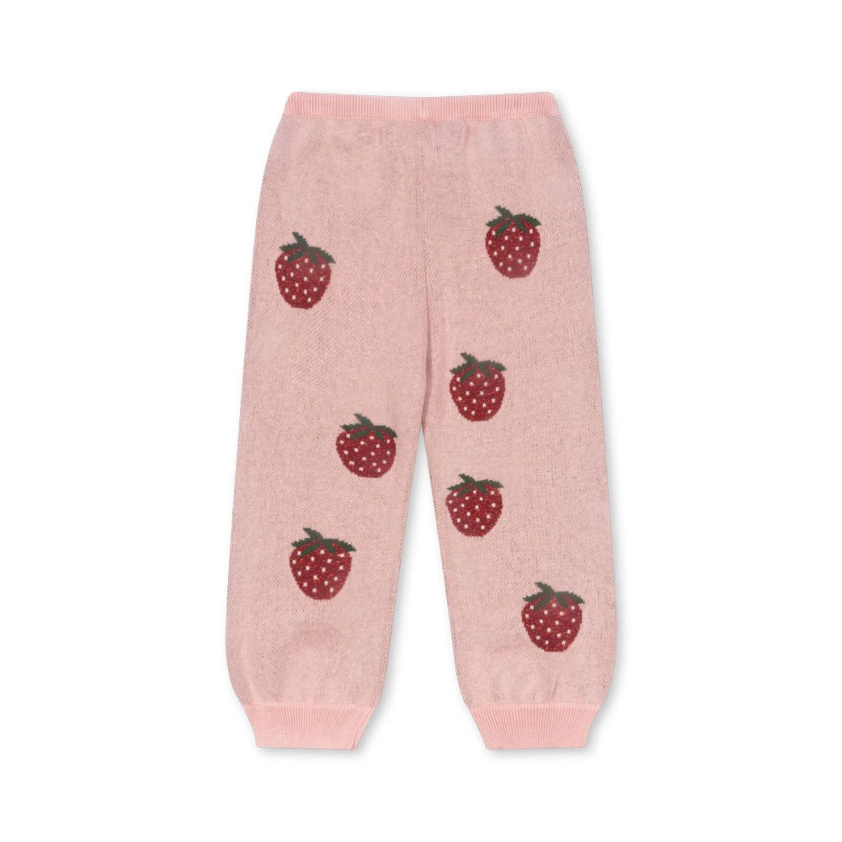 De Konges Slojd lapis lurex knit broek strawberry is perfect voor elke gelegenheid. Comfortabel en hip in een mooie rode kleur. Combineer met bijpassende blouse voor een wow effect! VanZus