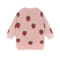 De Konges Slojd lapis lurex knit jurk strawberry is een schattige, duurzame jurk van 100% biologisch katoen. Perfect voor elke gelegenheid, in mooie rode kleur. Ook in blouse of jurk verkrijgbaar. VanZus