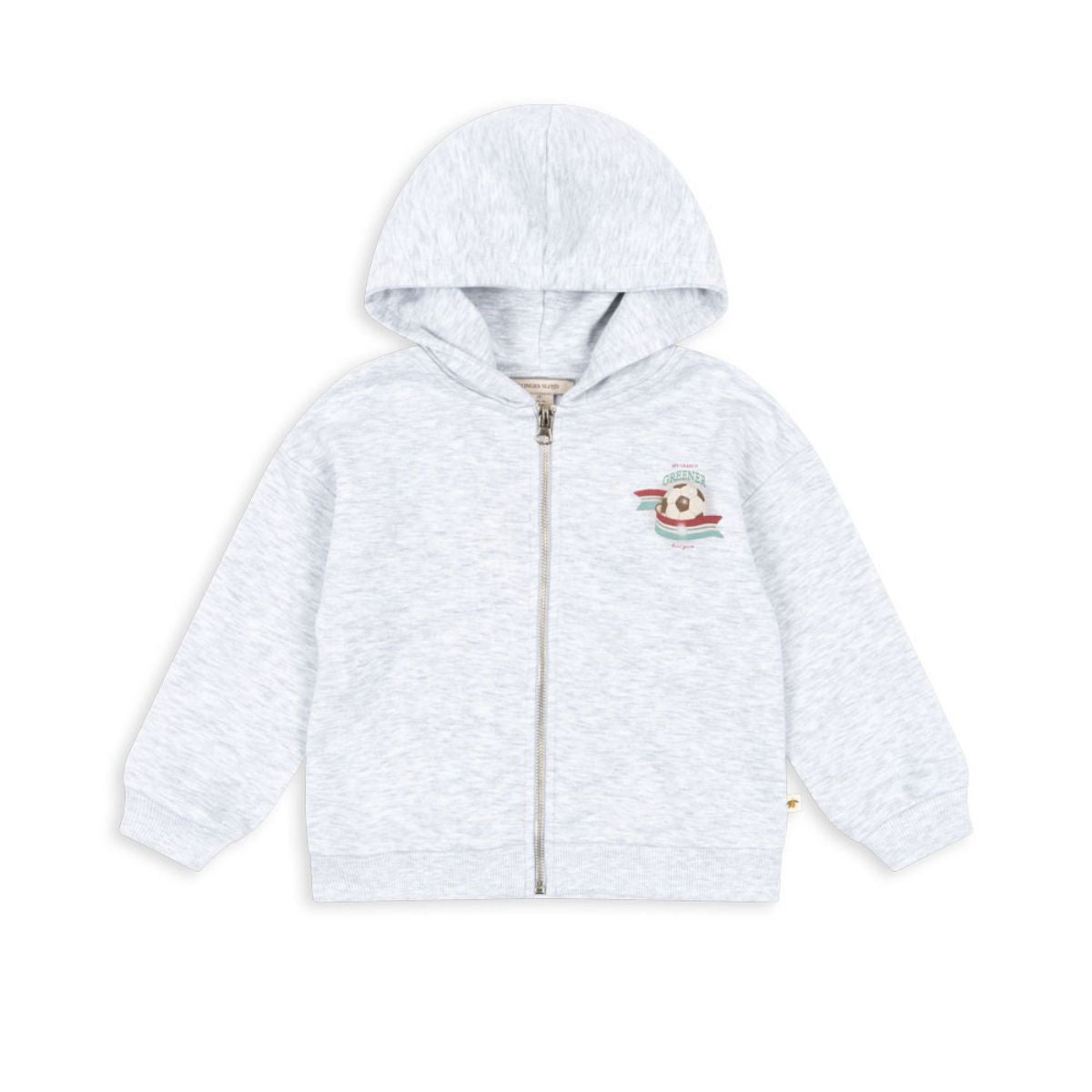 De Konges Slojd lou hoodie off white melange is een zachte en stijlvolle sweater van 100% biologisch katoen. In mooie neutrale kleur wit, perfect als je op pad gaat of een chill dag hebt. VanZus
