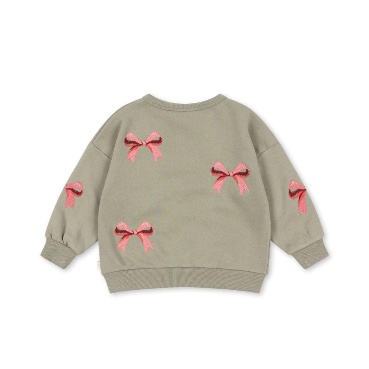 Het Konges Slojd lou strik sweatshirt tea is een must-have voor elke garderobe. Van zacht biologisch katoen, biedt het comfort en een trendy uitstraling met strikkenprint, perfect voor school of casual uitjes! VanZus