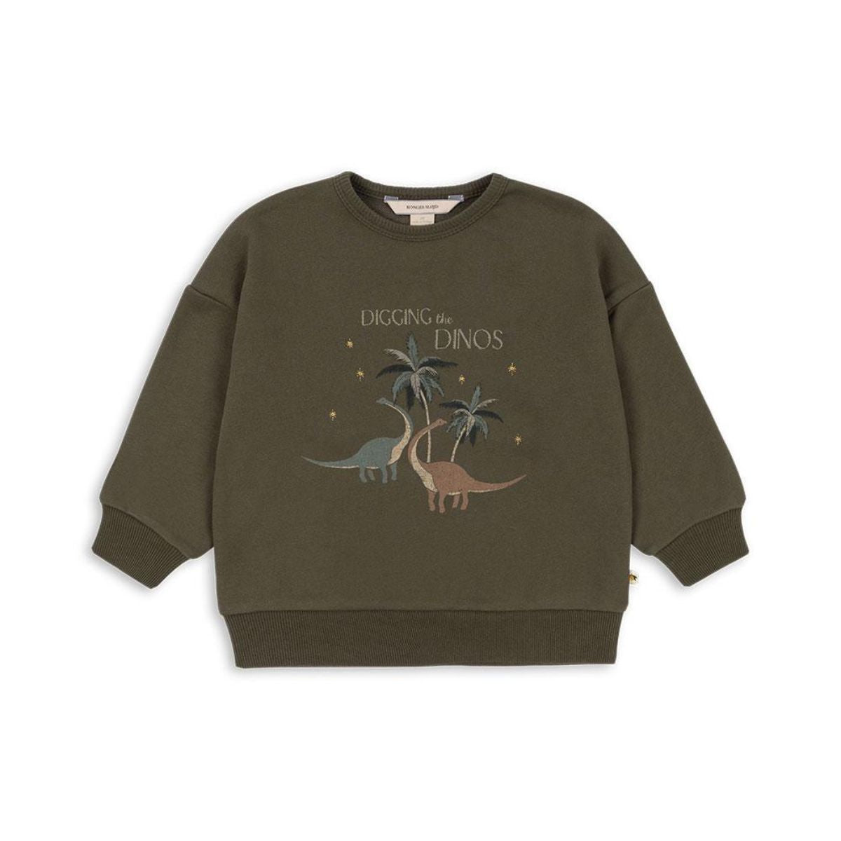 Het Konges Slojd lou sweatshirt kalamata is een must-have voor elke garderobe. Van zacht biologisch katoen, biedt het comfort en een trendy uitstraling met dino's, perfect voor school of casual uitjes! VanZus