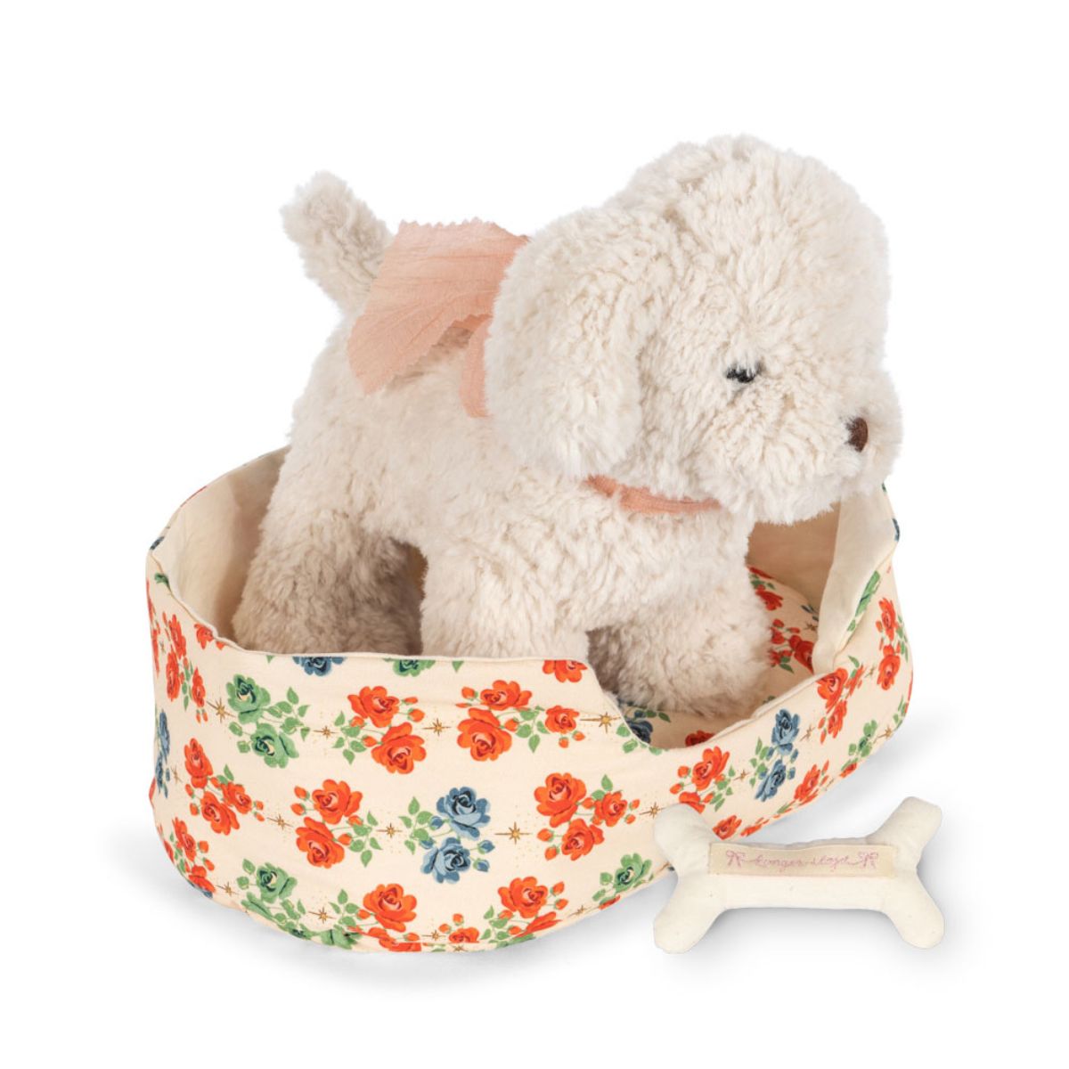 De madeleine puppy fiola van het Deense merk Konges Slojd is een kleurrijke en zachte knuffel voor je kindje. Perfect voor knuffelen en spelen. Ideaal als cadeau voor een verjaardag of kraamvisite. VanZus