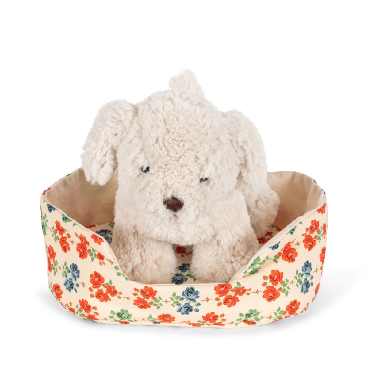 De madeleine puppy fiola van het Deense merk Konges Slojd is een kleurrijke en zachte knuffel voor je kindje. Perfect voor knuffelen en spelen. Ideaal als cadeau voor een verjaardag of kraamvisite. VanZus