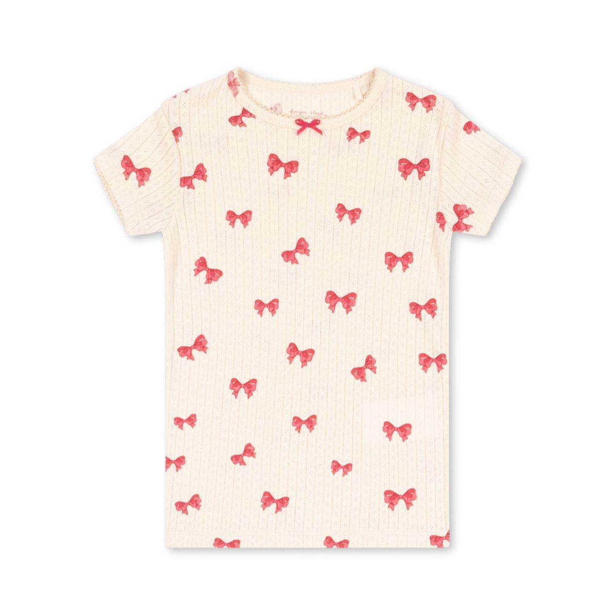 Ben je op zoek naar een mooi shirtje voor je kind? Dan is dit schattige Konges Slojd minnie t-shirt in de variant rosia bow een must have voor in de kledingkast van je lieveling. Dit shirt zit namelijk niet alleen super comfortabel, maar ziet er ook leuk uit! VanZus