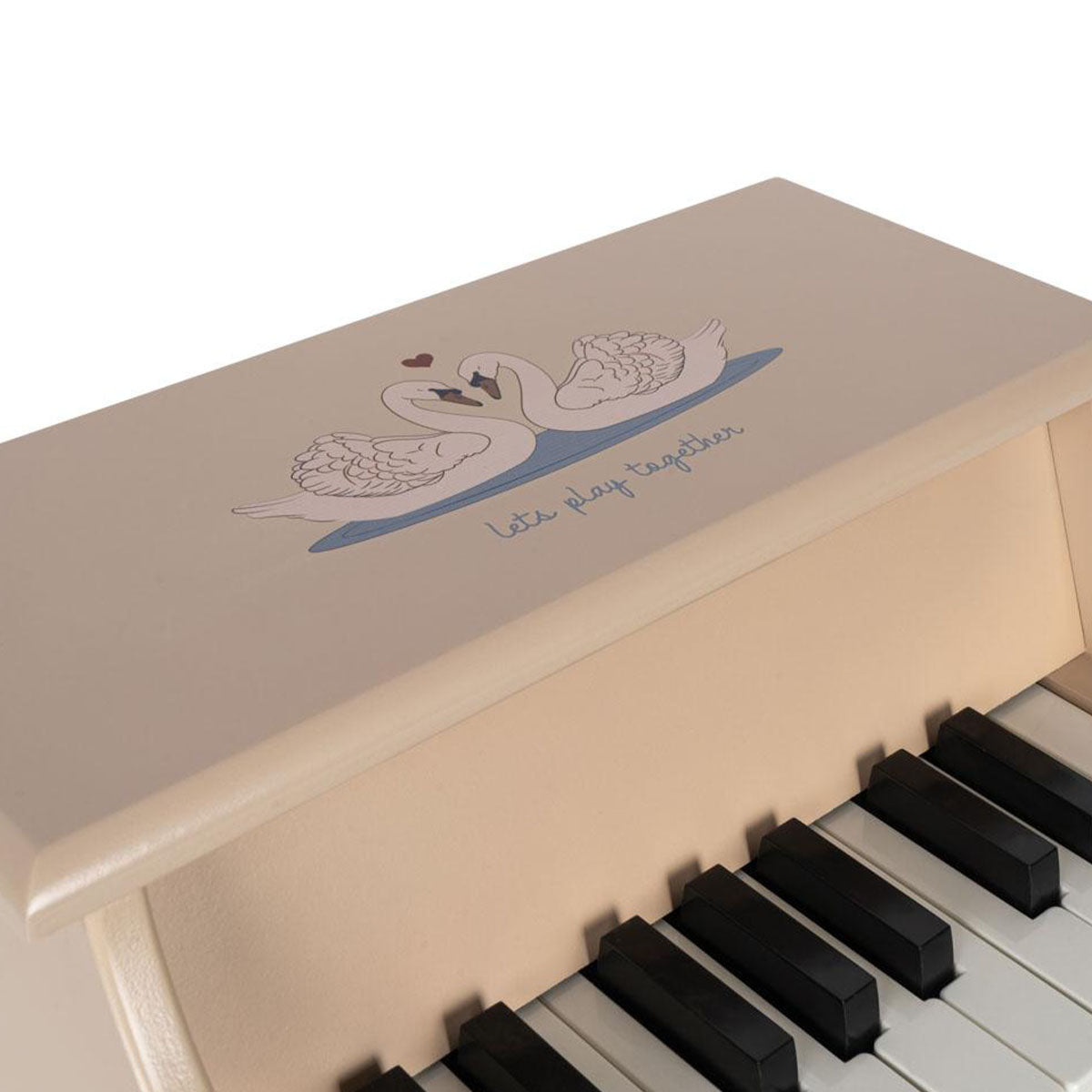 Is jouw kindje echt al een kleine muzikant? Geef hem of haar dan een eigen muziekinstrument cadeau, bijvoorbeeld deze leuke piano in de variant swan van Konges Slojd! Speciaal in kinderformaat, zodat het voor je kindje makkelijk is om op te spelen. VanZus