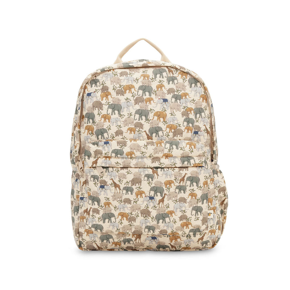 Naar school of op pad? Dan is deze rainy kids midi rugzak van Konges Slojd in de print safari blush ideaal! Deze leuke rugzak is het ideale accessoire dat de outfit van je kindje helemaal af maakt! VanZus