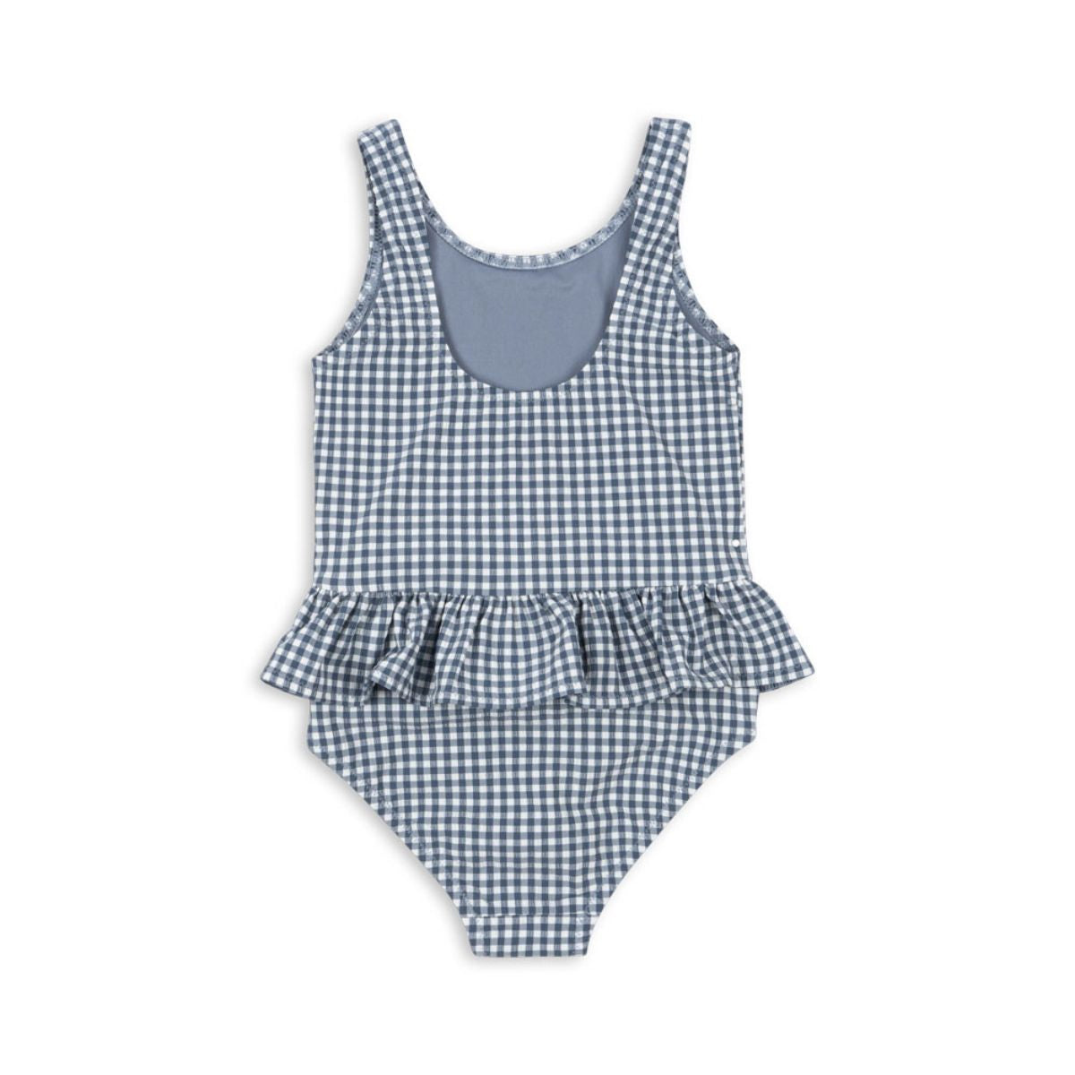 Het Konges Slojd soline badpak in de variant vintage indigo is de ideale keuze voor jouw kleine zwemmer deze zomer! Met een UPF 50+ bescherming biedt het badpak uitstekende bescherming tegen schadelijke UV-stralen. VanZus