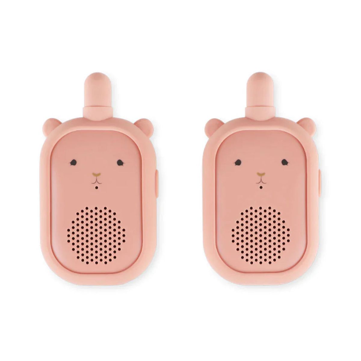 Hoe cool zijn deze bear walkie talkies van Konges Slojd?! Met deze schattige walkie talkies in de variant raspberry van het merk Konges Slojd wordt het spelen van verstoppertje, detective of een ander spelletje nog veel leuker! VanZus