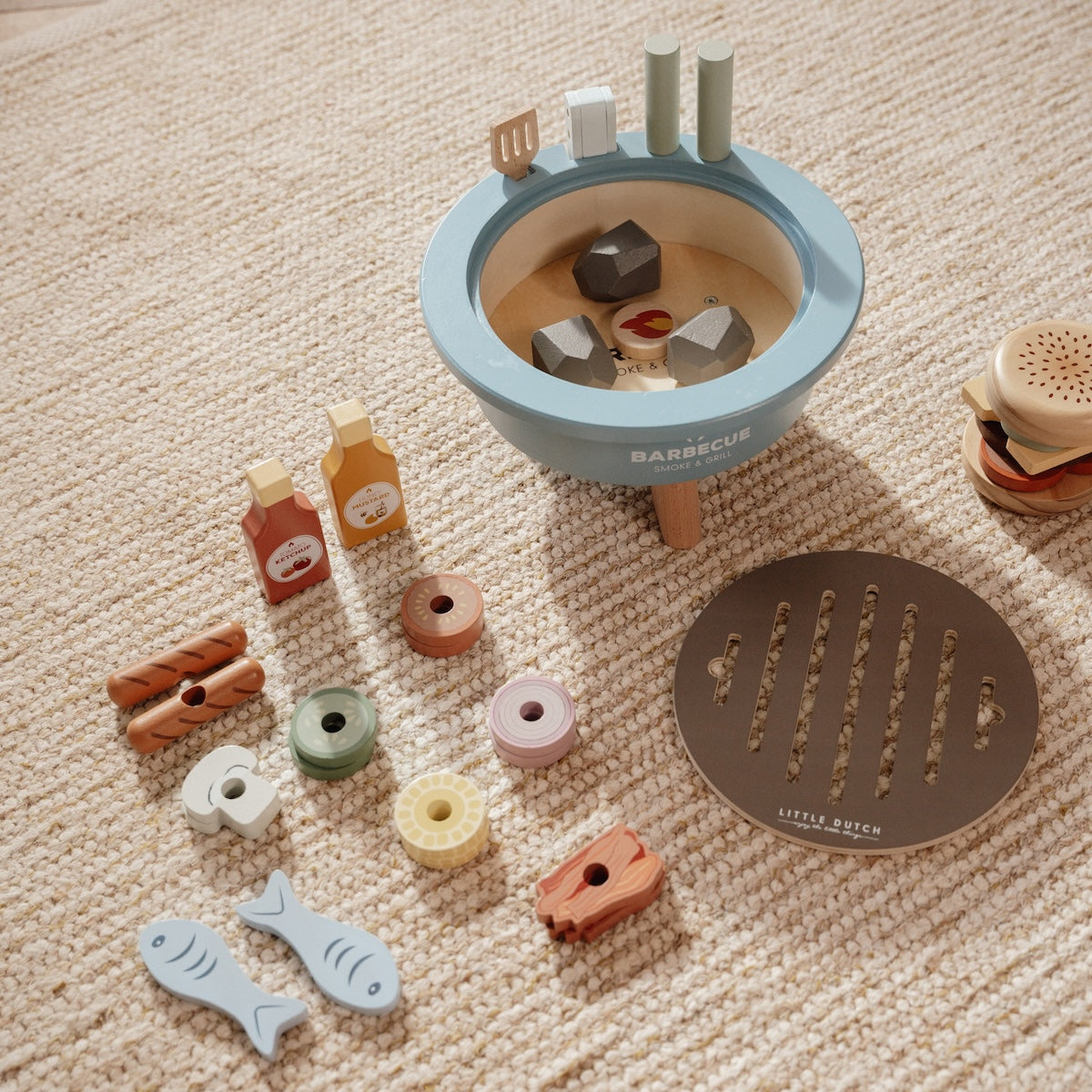 Little Dutch barbecue toy set