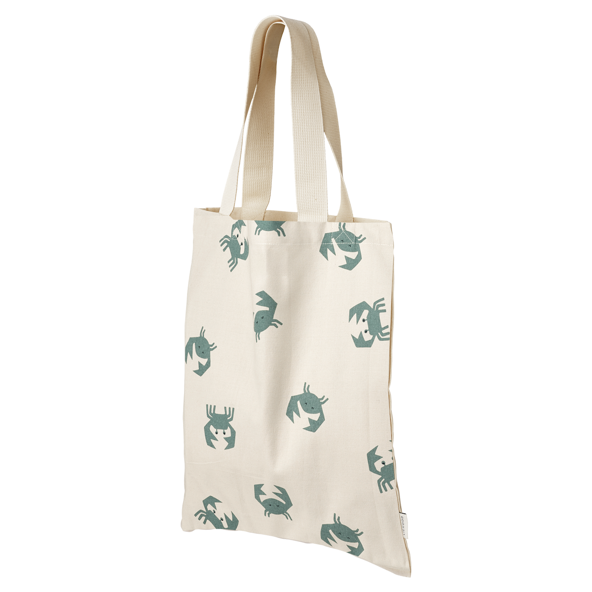 Met de Liewood totebag small in de print crab/sandy ben je altijd goed voorbereid. Of je nu onderweg bent, een ontspannend weekendje weg, of gewoon een stukje wandelt, deze tas biedt de perfecte oplossing om al je essentials bij de hand te hebben. VanZus