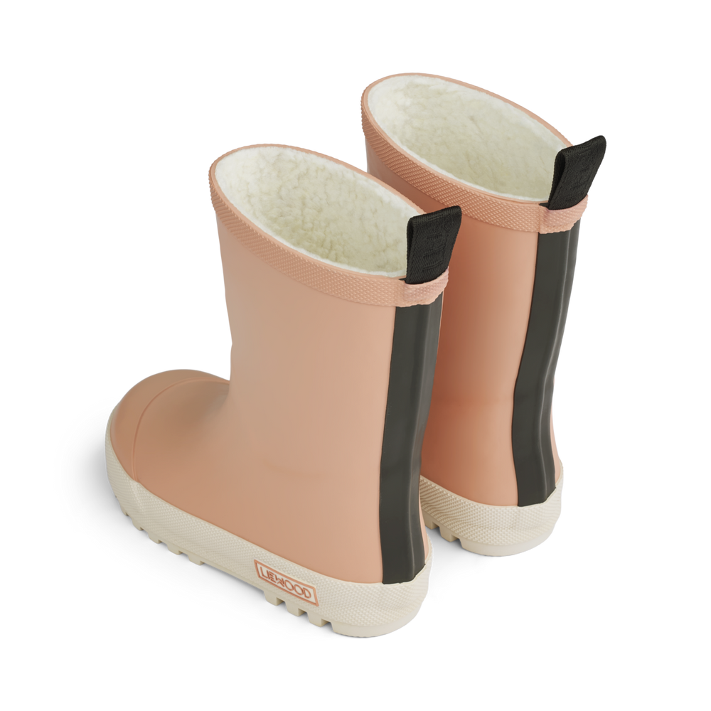 Liewood mason thermo rain boots tuscany rose/sandy