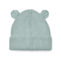 Maak kennis met te leuke gina beanie met oortjes in de kleur icy blue van het toffe merk Liewood. Deze muts is de perfecte combinatie van stijl en functionaliteit voor de kleintjes! VanZus