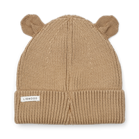 Maak kennis met te leuke gina beanie met oortjes in de kleur oat van het toffe merk Liewood. Deze muts is de perfecte combinatie van stijl en functionaliteit voor de kleintjes! VanZus