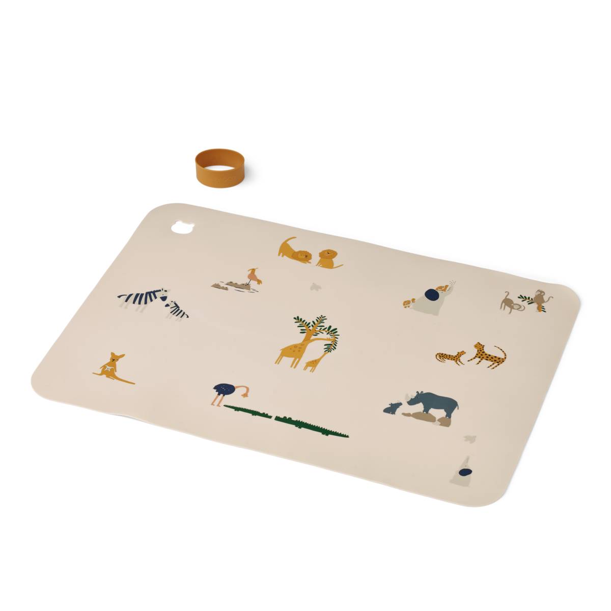 Ben je op zoek naar een leuke placemat voor tijdens het eten? Dan is deze leuke Liewood jude placemat in all together/sandy ideaal! Deze placemat is niet alleen heel handig, maar ziet er ook schattig uit dankzij de print van safaridieren. VanZus