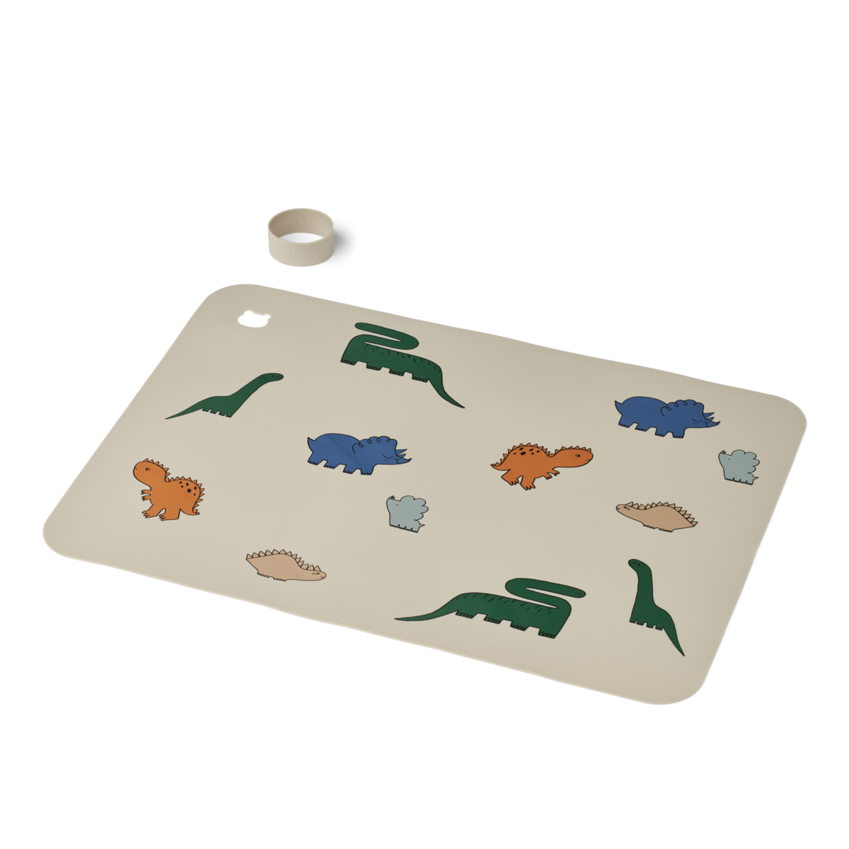 Ben je op zoek naar een leuke placemat voor tijdens het eten? Dan is deze leuke Liewood jude placemat in dinosaurs/mist ideaal! Deze placemat is niet alleen heel handig, maar ziet er ook schattig uit dankzij de print van dino's. VanZus