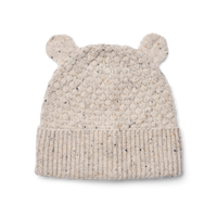 Maak kennis met te leuke miller beanie met oortjes in de kleur nebs multi/sandy van het toffe merk Liewood. Deze muts is de perfecte combinatie van stijl en functionaliteit voor de kleintjes! VanZus