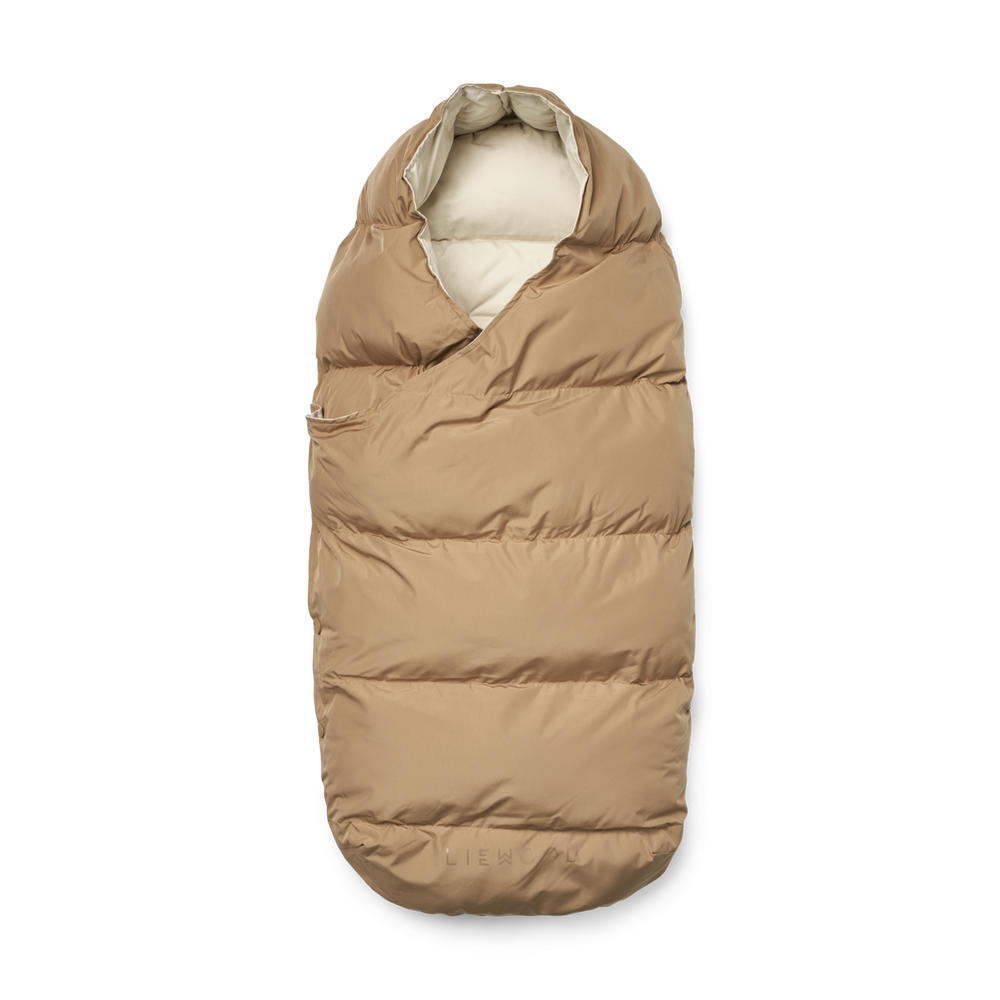 Liewood orion footmuff oat