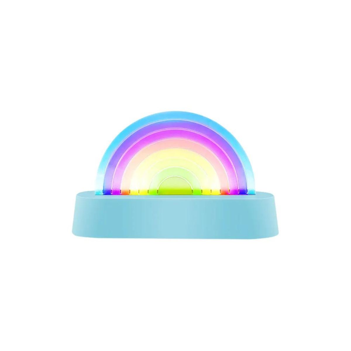 "Cool stuff for cool kids with cool parents!" Neem nu de de dancing rainbow lamp in blue! Zodra deze coole regenbooglamp muziek hoort, dansen de kleuren van de regenboog mee op de muziek. De kleuren van deze blauwe lamp zijn ook vast te zetten, waardoor de lamp ook geschikt is als nachtlampje. VanZus