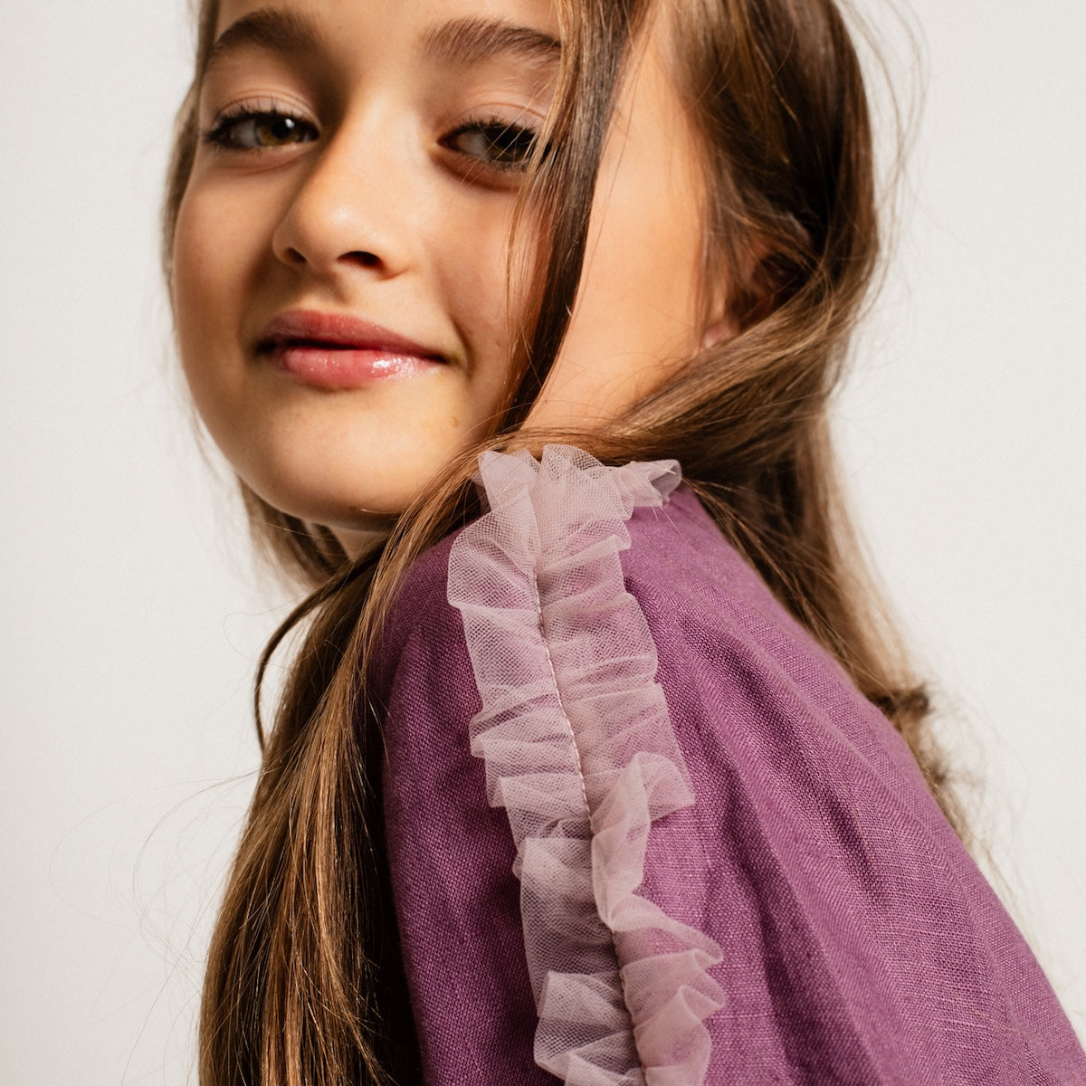 Baje Studio lancy blouse purple plum