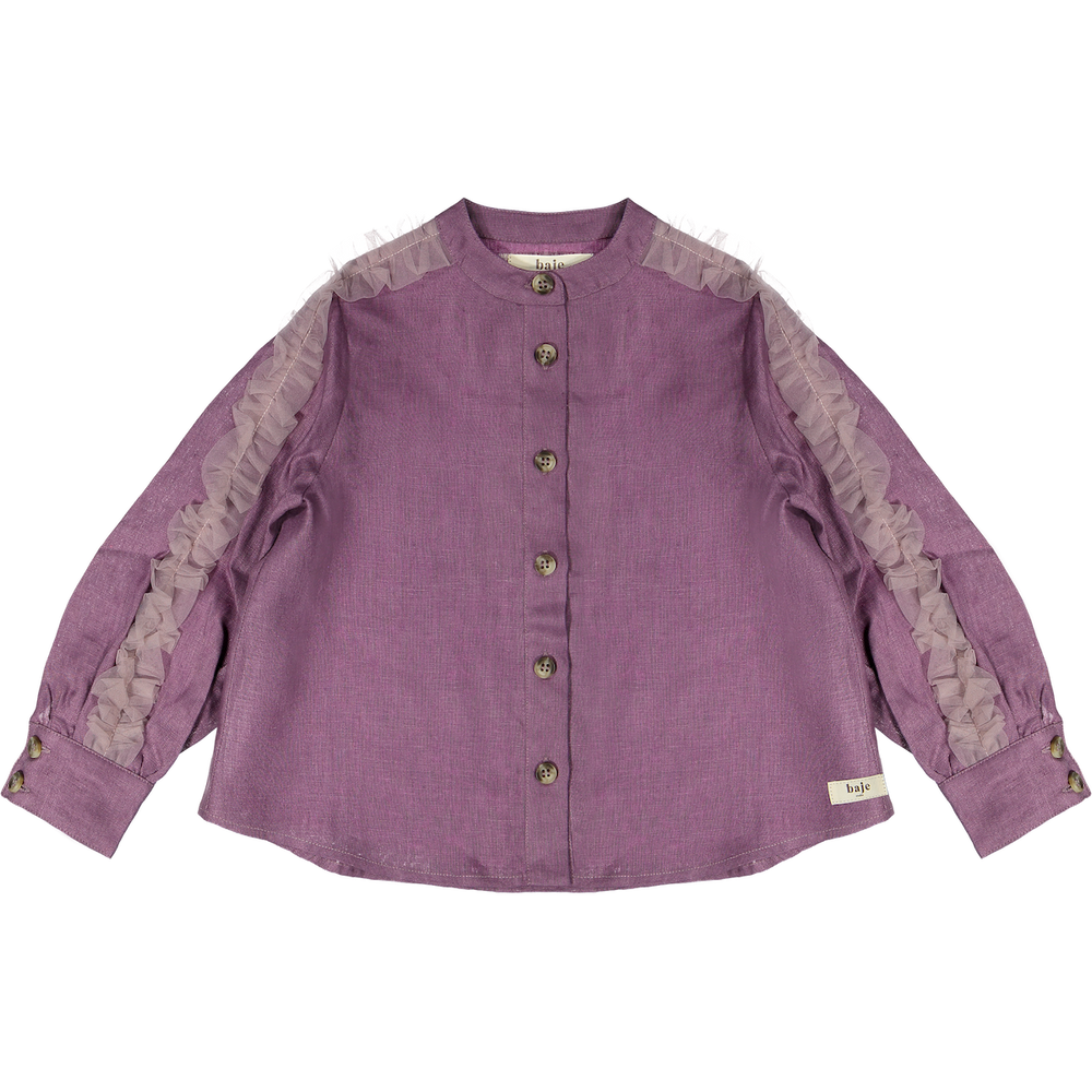 Baje Studio lancy blouse purple plum