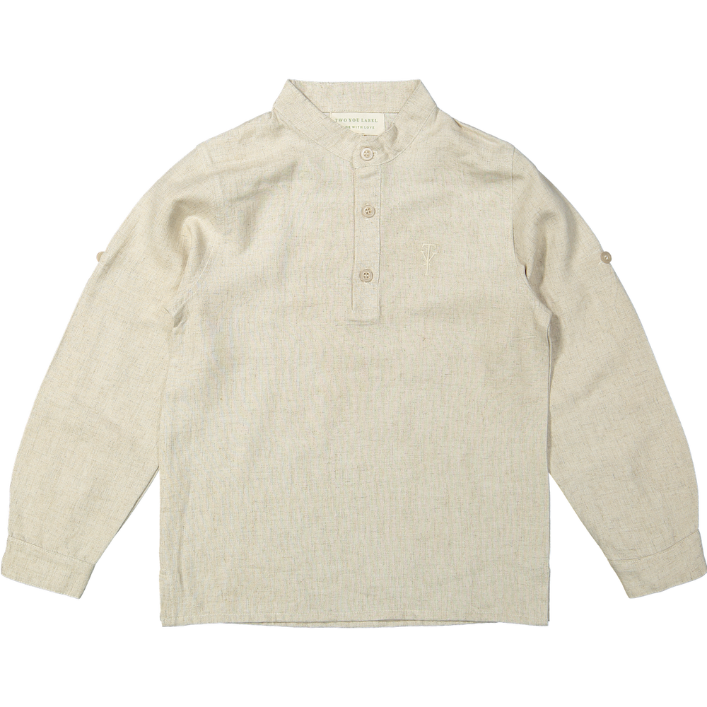 Two You Label leo linnen blouse oat