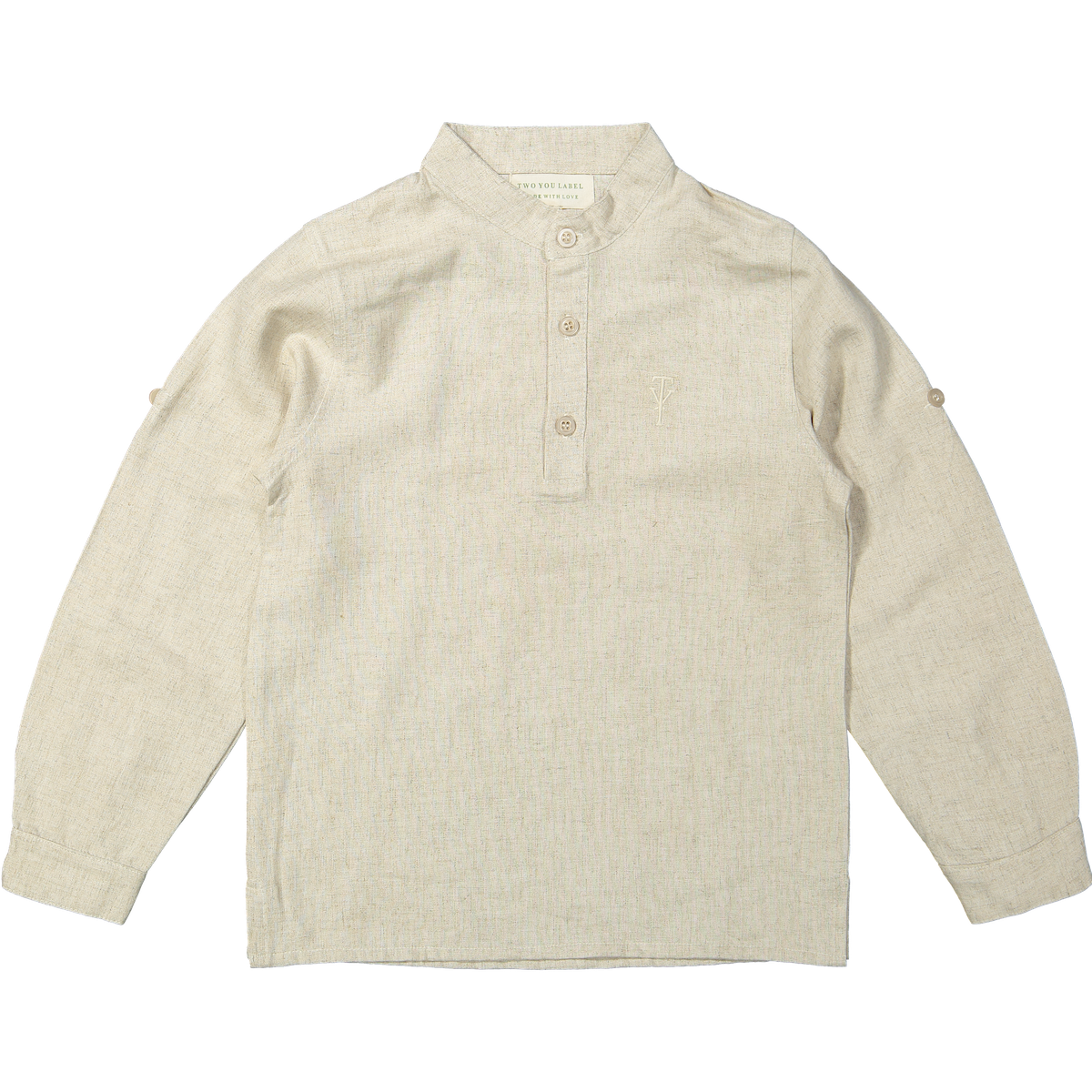 Two You Label leo linnen blouse oat