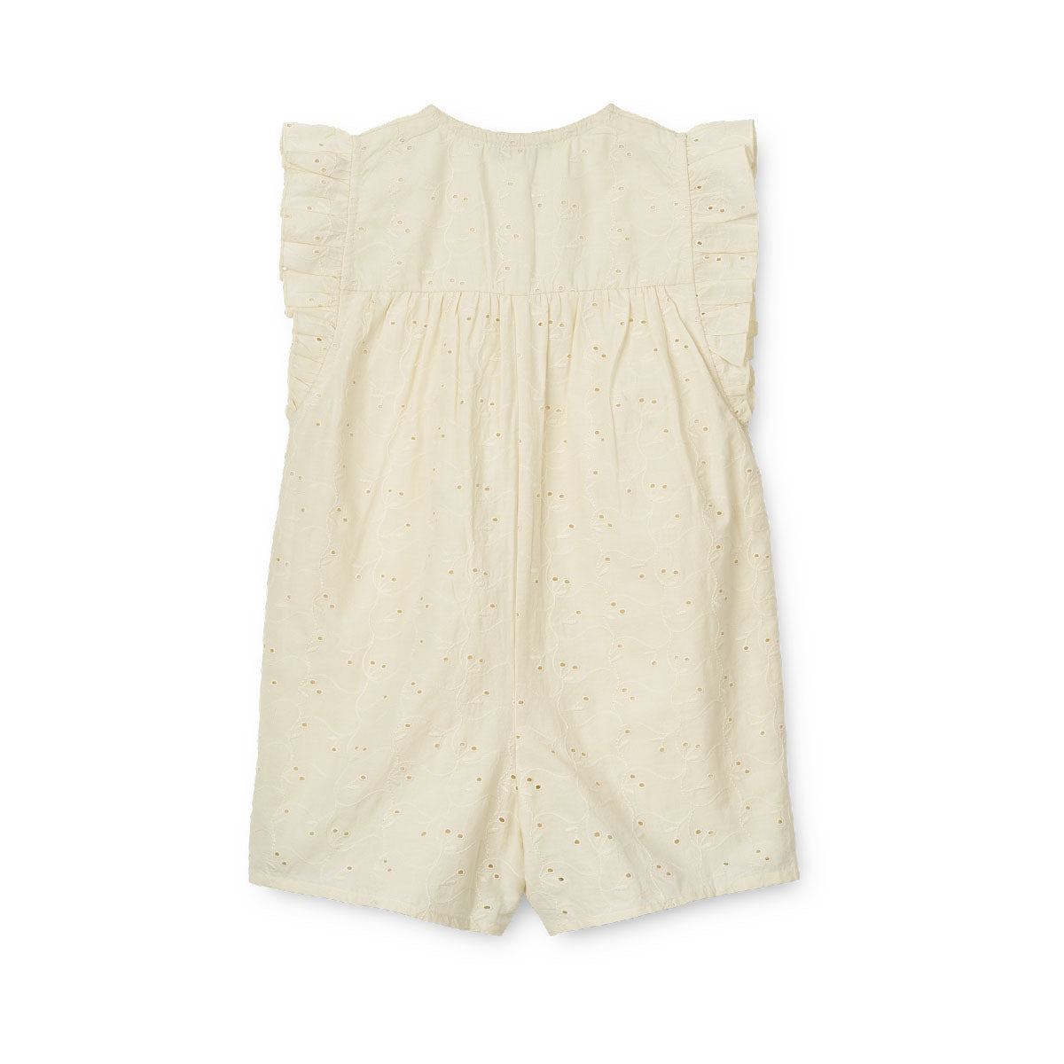 Deze schattige holmfrid anglaise jumpsuit van het merk Liewood is de ideale jumpsuit voor in de zomer! Je kindje zal zich zeker weten een prinses voelen in deze schattige jumpsuit. Het is een lichtgewicht, katoenen jumpsuit wat ideaal is voor in de zomer of voor op vakantie. VanZus