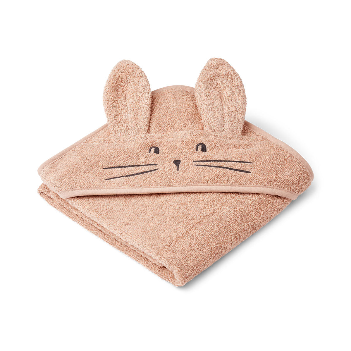 Je kleintje lekker inwikkelen na een heerlijk badje? Met de Liewood Albert badcape rabbit pale tuscany houd je je kleintje lekker warm. De badcape voor kinderen is gemaakt van 100% biologisch katoen, waardoor het lekker zacht aanvoelt op de huid. VanZus