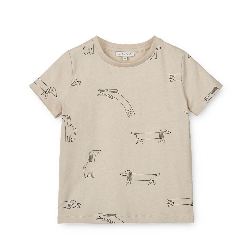 Verrijk de garderobe van je kind met dit schattige apia T-shirt in de kleur dog/sandy van het merk Liewood. Dit stijlvolle shirtje ziet er niet alleen geweldig uit, maar zit ook heel erg comfortabel! VanZus