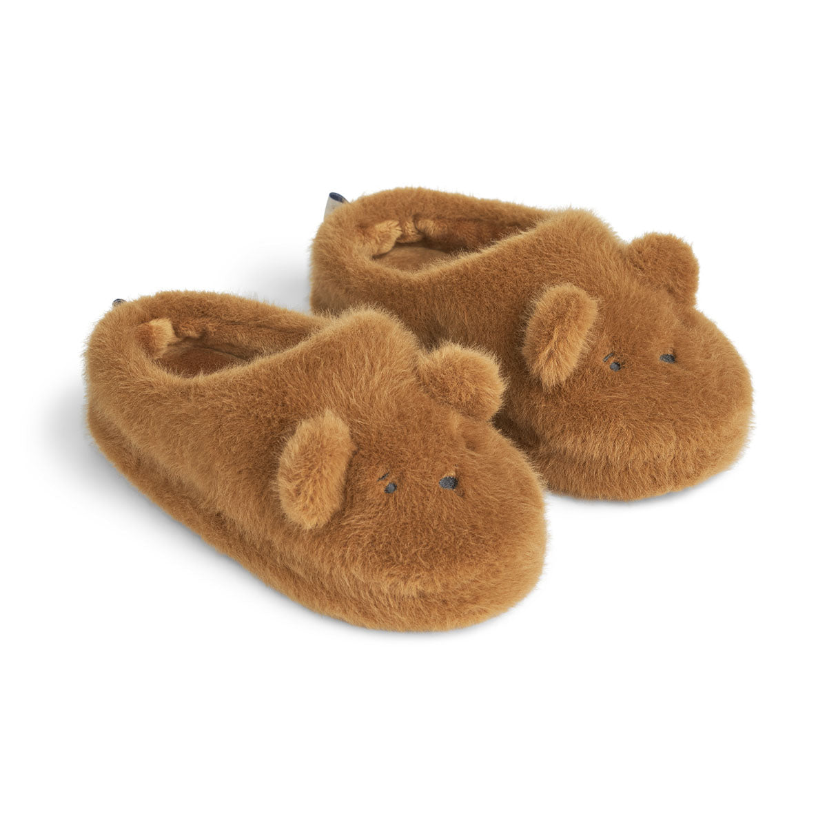 Deze te schattige aviaja bear sloffen in de kleur golden caramel van het merk Liewood zijn toch te schattig?! Niet alleen houden deze sloffen de voeten van je kleintje lekker warm, ze zijn ook een feestje om te dragen! VanZus