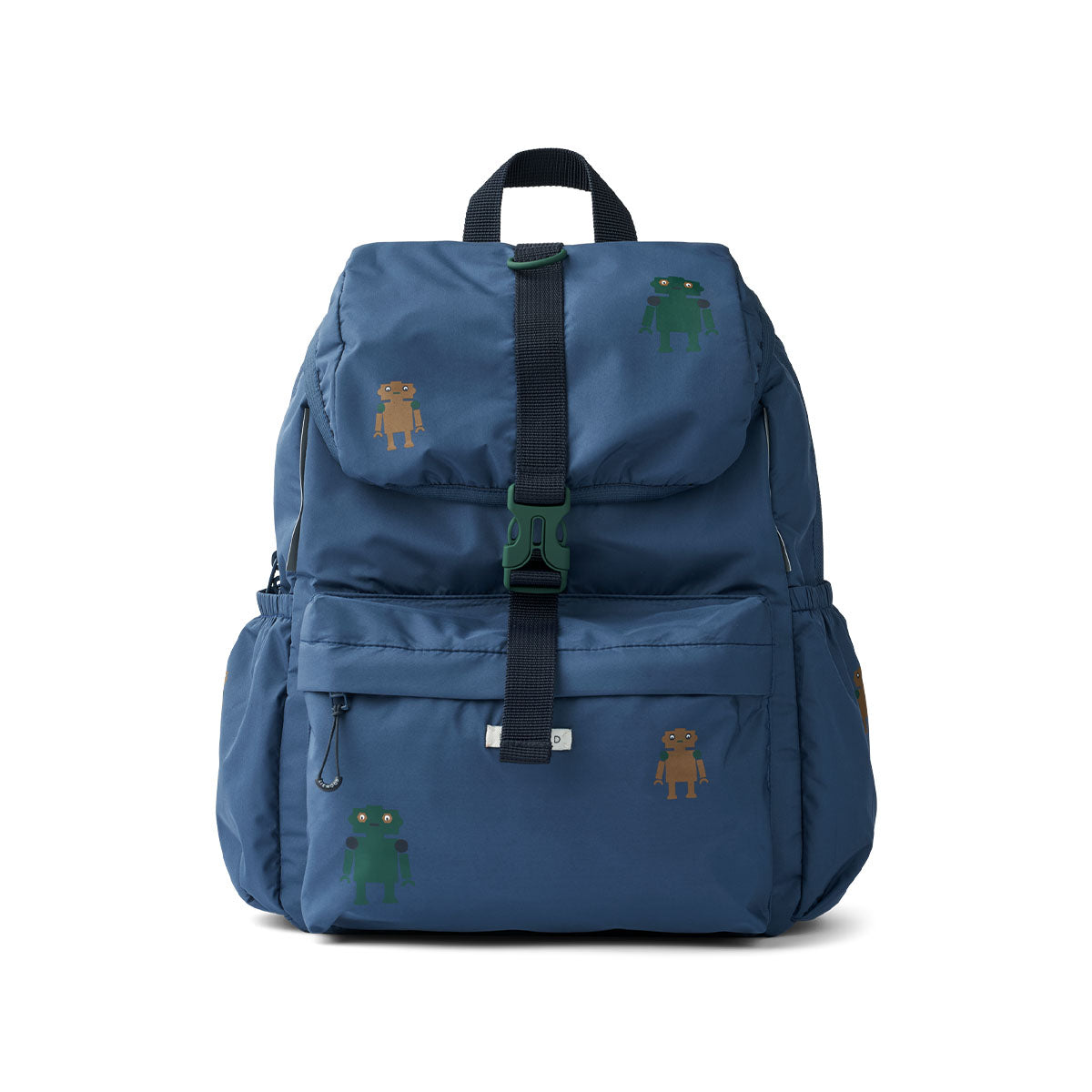 Deze christine school rugzak in robots/indigo blue van het merk Liewood is ideaal voor naar school! De ruime tas is groot genoeg voor alle essentials van je kindje en ziet er ook nog eens supertof uit! VanZus