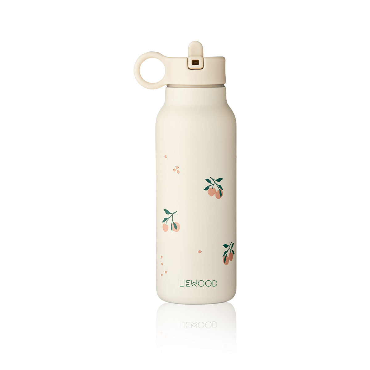 De Liewood falk waterfles peach/sea shell mix 350 ml is een ideale waterfles voor onderweg. Deze waterfles heeft met een inhoud van 350 ml een prima formaat voor iedereen die onderweg de dorst wil lessen. VanZus