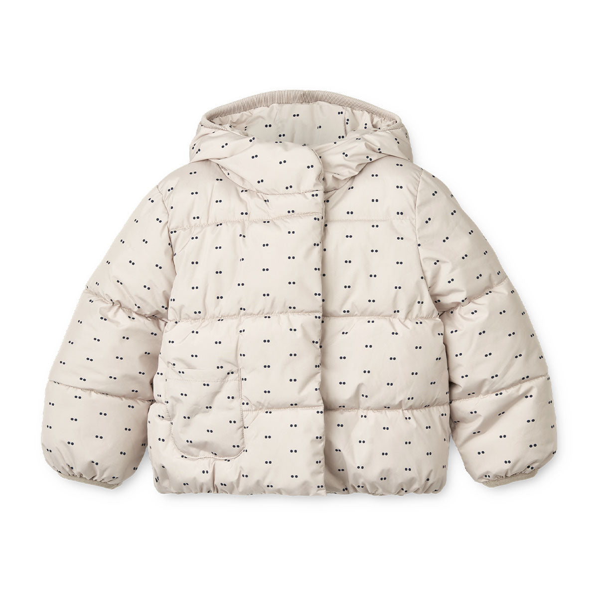 Je kindje is helemaal klaar voor de koude dagen met deze te schattige giovanna jas in double dot/silver lining van het leuke merk Liewood. Deze jas houdt je kleintje niet alleen lekker warm, ze ziet er ook super stylish uit! VanZus