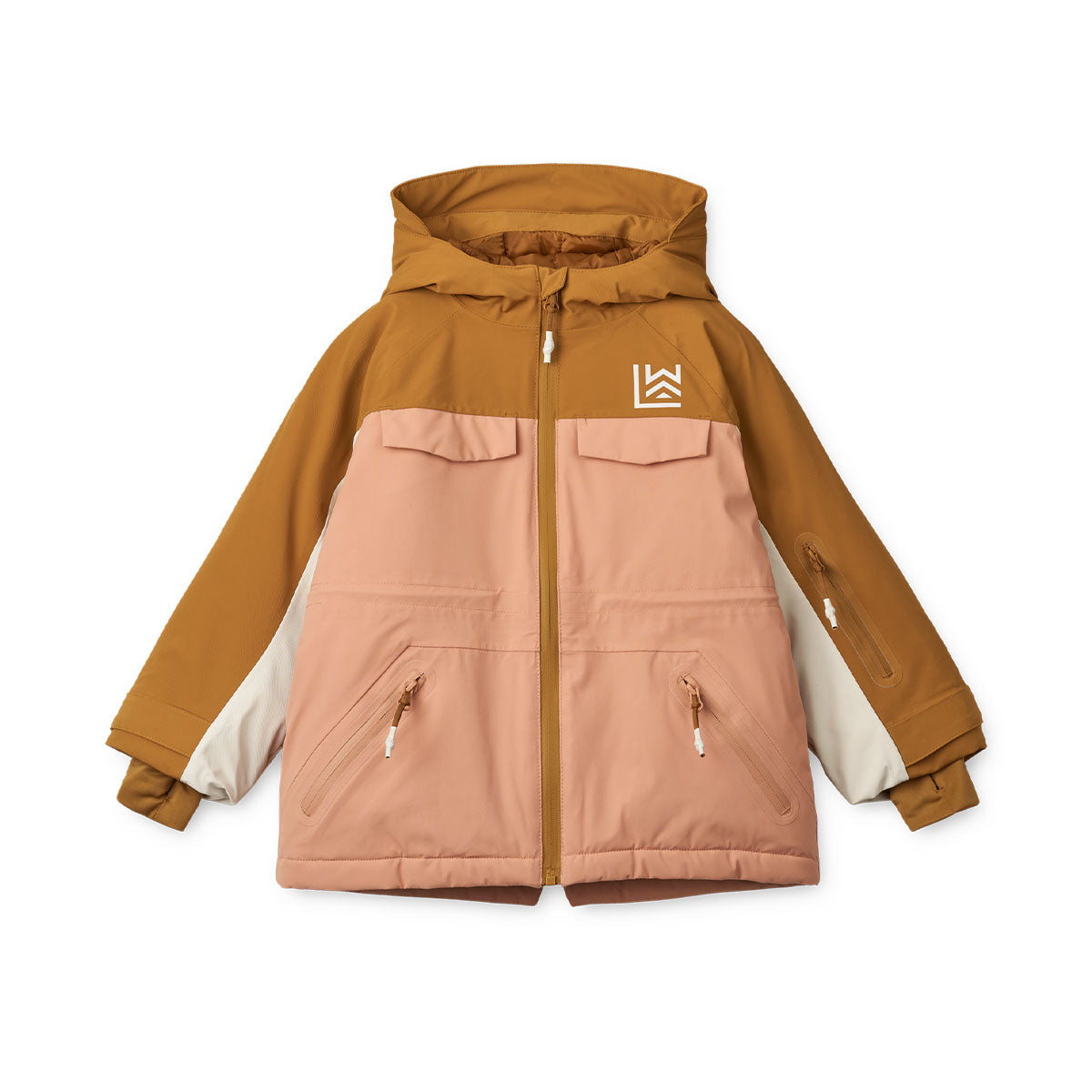 Blijf lekker warm op dagen dat het sneeuwt met deze kalle sneeuwjas in de kleur tuscany rose mix van het merk Liewood. De jas ziet ziet er onwijs cool uit en is ook heel praktisch. Ideaal voor koude winterdagen of voor op wintersportvakanties. VanZus