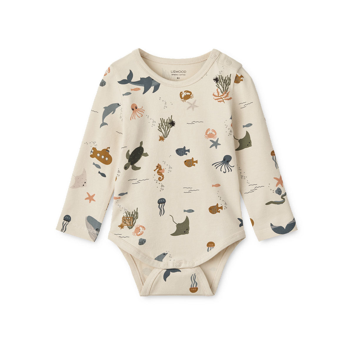 Ben je op zoek naar fijne rompers voor je kleintje? Dan is dit yanni baby rompertje in de variant sea creature/sandy ideaal! Deze fijne romper komt van het Deense merk Liewood en is een echte must have! VanZus